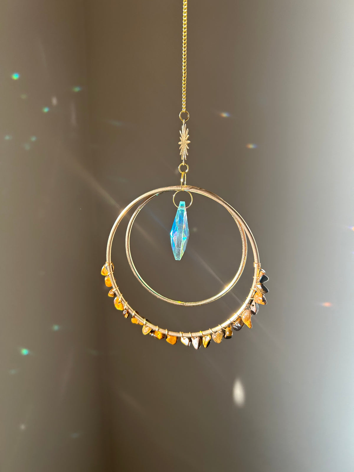 Suncatcher - zonnevanger ‘Nela’ met edelstenen