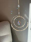 Suncatcher - zonnevanger ‘Clara’ met magnesiet edelstenen